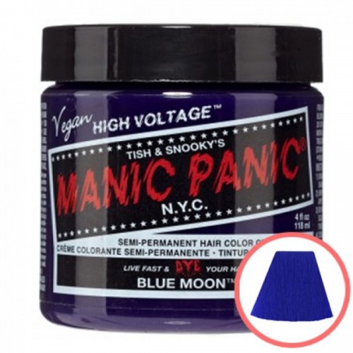 MANIC PANIC HIGH VOLTAGE CLASSIC CREAM FORMULAR HAIR COLOR (04 BLUE MOON)